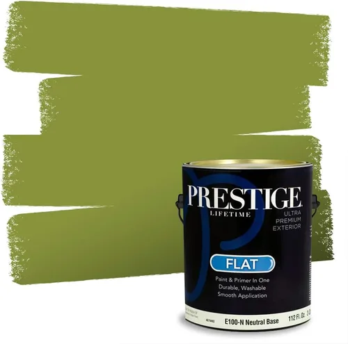 Vista 15 de PRESTIGE Pintura exterior e imprimación en uno, aventura, plano, 1 galón
