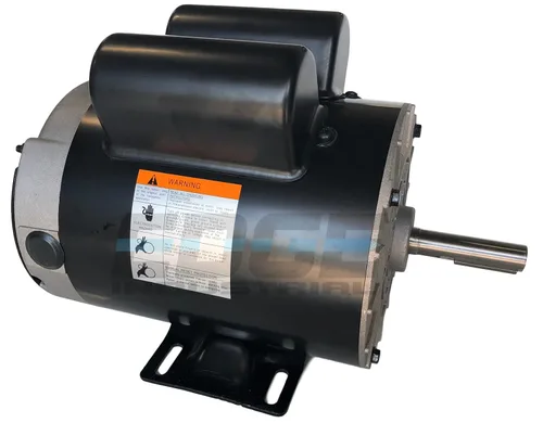 Vista 5 de NUEVO 2 HP SPL Compressor Duty Motor eléctrico, 3450 RPM, marco 56, diámetro del eje de 5/8 pulgadas, 120/240 voltios