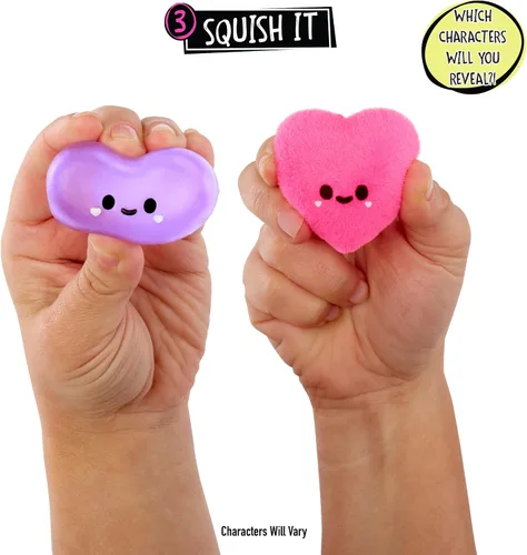 Vista 5 de Fluffie Stuffiez Característica coleccionable de Heart Candy & Donut Minis – Sorpresa Reveal Unboxing Suave y Squishable Táctil Play Fidget DIY