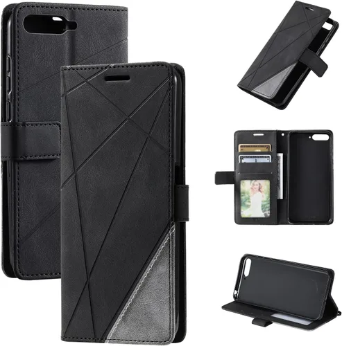 Vista 16 de Funda compatible con Sony Xperia 1 V, compatible con Sony Xperia 1 V 2023 XQDQ62/B XQ-DQ72 XQ-DQ14 Funda con tapa de piel sintética negra