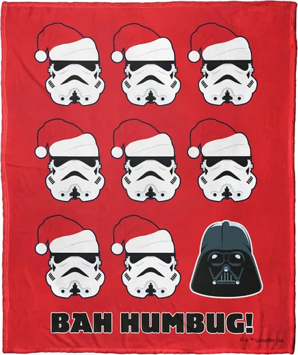 Vista 85 de Northwest Star Wars Manta Decorativa Silk Touch, 40" x 50", Villanos del Lado Oscuro