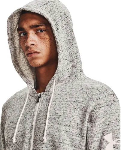 Vista 6 de Under Armour Sudadera con capucha Rival Terry con cremallera completa para hombre