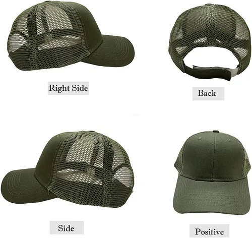 Vista 58 de Gorra de béisbol 100% algodón clásico deportivo casual gorra de golf Sunhat tamaño ajustable
