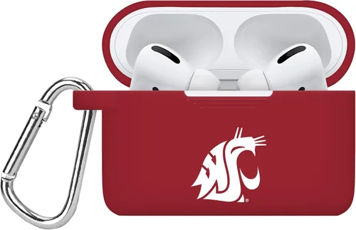 Vista 34 de Alabama Crimson Tide - Funda de silicona compatible con Apple AirPods Pro (negro)