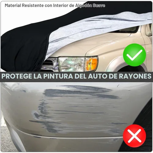 Vista 5 de Funda impermeable para automóvil compatible con Toyota 4Runner 1984-2002 de 2/4 puertas, accesorios de SUV, fundas clásicas para automóvil para todo