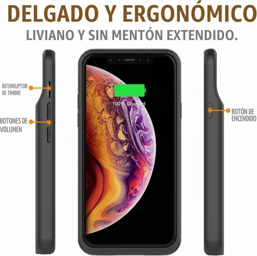 Vista 8 de Alpatronix Funda de batería para iPhone 12 Pro y iPhone 12 (6.1 pulgadas), funda protectora resistente y delgada de carga extendida portátil
