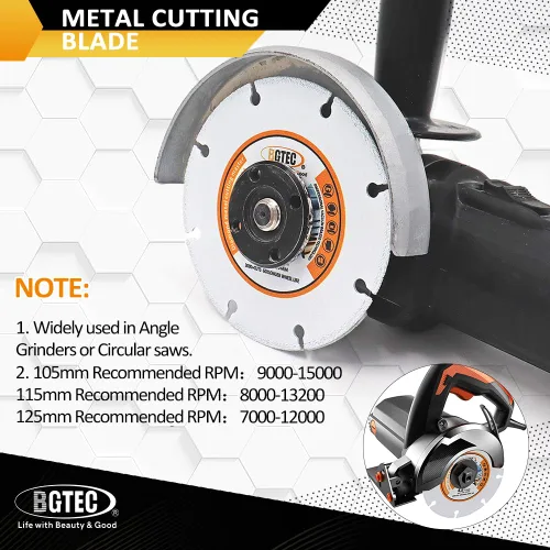 Vista 101 de BGTEC Hoja turbo de granito de diamante, disco de corte de 3 pulgadas/2.953 in para hormigón, hormigón reforzado, piedras artificiales duras