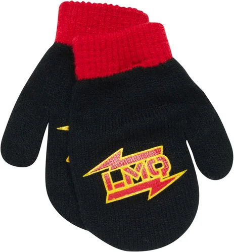 Vista 5 de Disney Cars Lightning McQueen Winter Hat 2 Pair Mittens or Gloves ToddlerLittle Boys