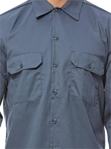 Vista 6 de Dickies Camisa de trabajo de manga larga para hombre Air Force Blue V1
