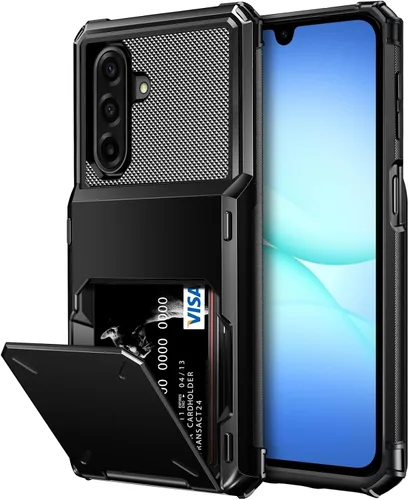 Vista 25 de Vofolen Funda tipo cartera para Moto G Play 2025 con tarjetero de doble capa, resistente, a prueba de golpes, protección contra caídas, tapa oculta