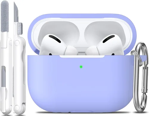 Vista 55 de R-fun for AirPods 2nd/1st Case Silicone Cover, Banana Violet Violeta plátano