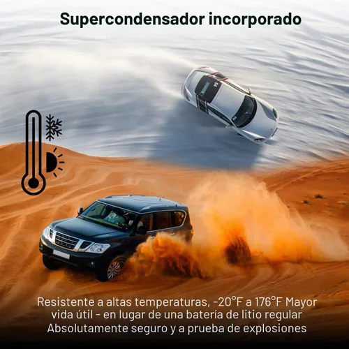 Vista 5 de RexingUSA V1-4K Ultra HD GPS Dash Cam 2.4" LCD, Wi-Fi, gran angular de 170°, sensor G, WDR, grabación en bucle, supercondensador, aplicación móvil