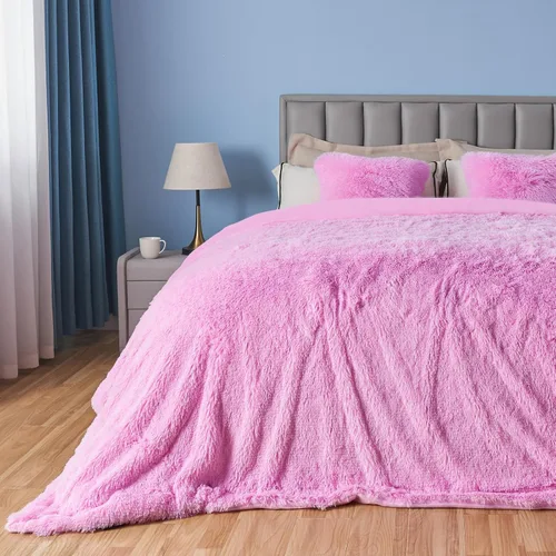 Vista 15 de GONAAP Manta de Tiro Difusa de Piel Sintética Negra Súper Suave Acogedora Felpa Difusa Peluda para Sofá Sillón Cama (Negro, Tiro(50"x60"))