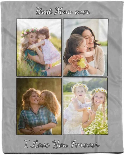 Vista 33 de D-Story Regalos para mamá, regalo para el día de la madre de parte de hija e hijo, manta de franela suave regalo para mamás Navidad, manta de cama