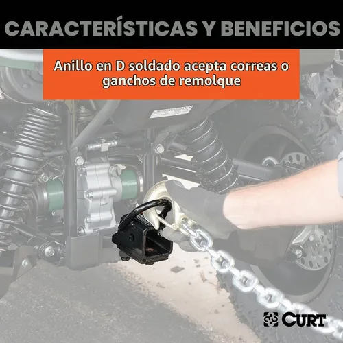 Vista 7 de Adaptador lengüeta atornillable CURT 45006