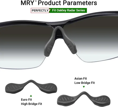 Vista 2 de Mryok Almohadilla nasal de repuesto para gafas de sol Oakley Radar Path EV RadarLock