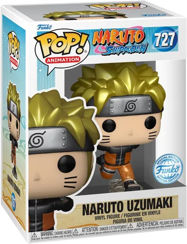 Vista 3 de Funko Pop! & Tee: Naruto Run - Naruto Run - Metálico - Pequeño - (S) - Camiseta - Ropa con figura de vinilo coleccionable - Idea de regalo
