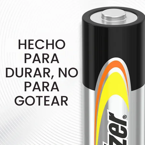 Vista 4 de Energizer - Pilas alcalinas AA (paquete de 20), pilas alcalinas dobles A de larga duración