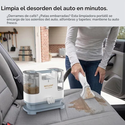 Vista 4 de WECLEAN C1 Extractor portátil para sofá y alfombra Limpiador de tapicería para limpieza profunda Blanco