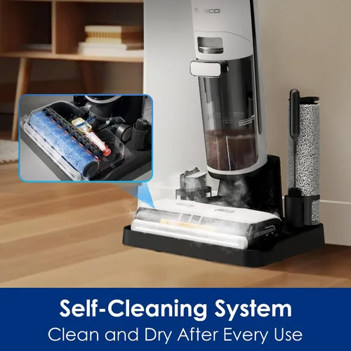 Vista 7 de Tineco Floor ONE S7 Aspiradora y trapeador a vapor inalámbrico todo en uno para limpieza húmeda y seca, lavadora de pisos para limpieza