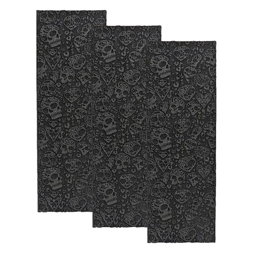 Vista 2 de Teak Tuning Cinta de agarre para diapasón de espuma Prolífic, micro grabada, diseño de muertos, 4.331 in x 1.496 in