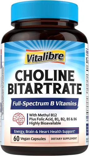 Vista 3 de Péptidos de colágeno multi en polvo y suplementos de bitartrato de colina