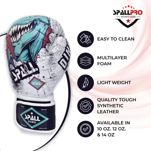 Vista 2 de Guantes de boxeo para niños, hombres y mujeres – Guantes de boxeo de entrenamiento profesional – Muay Thai MMA, kickboxing bolsa pesada