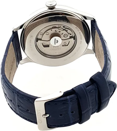Vista 3 de ORIENT AG00004D Envoy Reloj clásico con corazón abierto automático esfera azul romano
