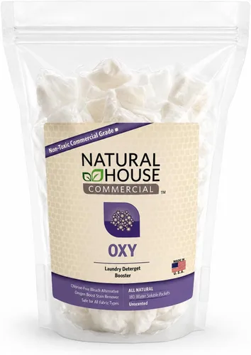 Vista 9 de Natural House Oxy Boost - Blanqueador de oxígeno a base de plantas y cápsulas quitamanchas - Seguro para el color - Sin fragancia - Paquete