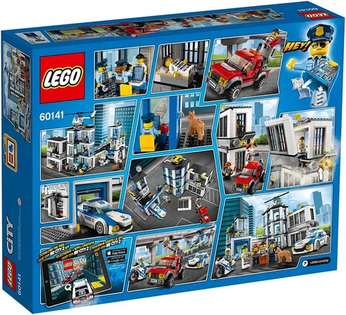 Vista 6 de LEGO City Estación de policía 60141 Gran juguete para niños