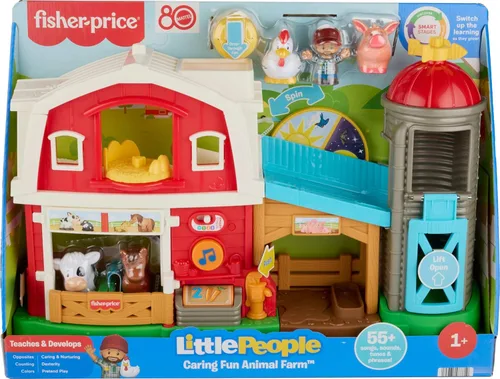 Vista 6 de Fisher-Price Little People Cuidando Animales Granja, Multiidioma