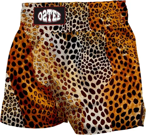 Vista 11 de O2TEE Muay Thai Pantalones cortos de boxeo MMA Kickboxing Estilos Tradicionales Pantalones Cortos Nation Bop