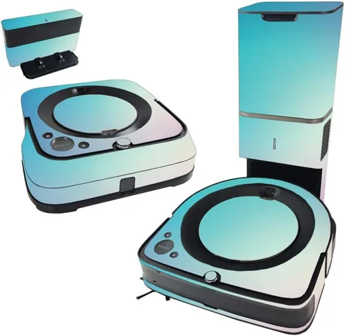 Vista 5 de MightySkins Skin compatible con iRobot Roomba s9+ Vacuum & Braava Jet m6 Bundle – Blue Canyon Cubierta de vinilo duradera y única Fácil