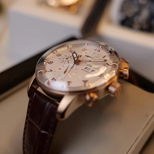 Vista 8 de IM-MUT - Reloj de pulsera para hombre, multifuncional, automático, luminoso, correa de cuero, mecánico, impermeable, reloj de moda para hombres