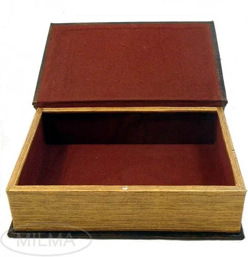 Vista 5 de Buda - Caja decorativa de cuero para libros, libro secreto