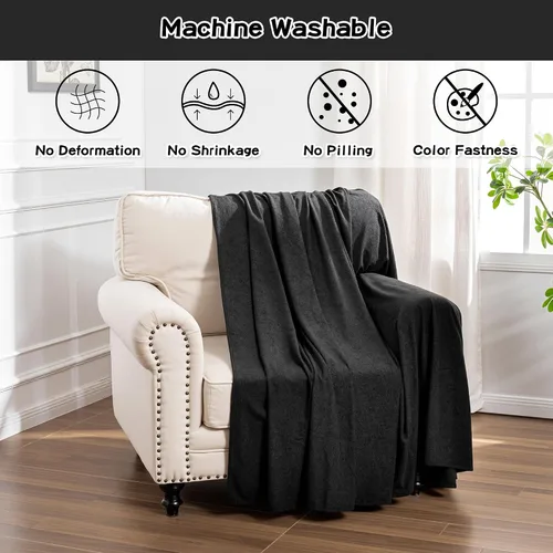 Vista 3 de MEETSKY Funda para silla reclinable, a prueba de arañazos, para gatos, fundas de sofá de gran tamaño, lavable para sofá individual, funda suave