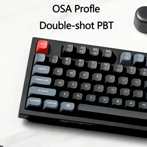 Vista 7 de Keychron K10 Pro QMK/VIA Teclado mecánico inalámbrico personalizado, intercambiable en caliente, tamaño completo, 108 teclas programable