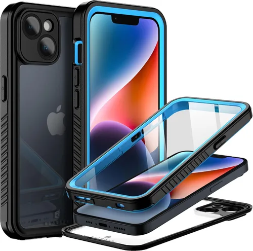 Vista 15 de BEASTEK Funda impermeable para iPhone 14 Pro, funda subacuática a prueba de golpes, a prueba de polvo, serie FSN con protector de pantalla integrado