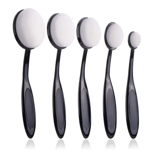 Vista 11 de UNIMEIX Paquete de 5 pinceles de mezcla para hacer tarjetas, manualidades, juego de pinceles para licuadora de tinta, herramienta de fondo de papel