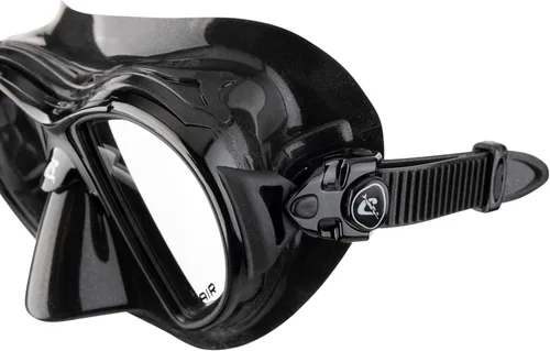 Vista 3 de Cressi Máscaras de buceo con lentes de lágrima inclinadas para una mayor visibilidad hacia abajo, evolución del aire y los ojos: fabricadas en Italia