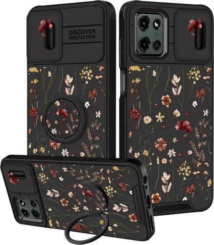 Vista 28 de para Moto G 5G 2023 funda - Cubierta de teléfono linda con corazón para mujeres y niñas, diseño único negro con cubierta deslizante para la cámara