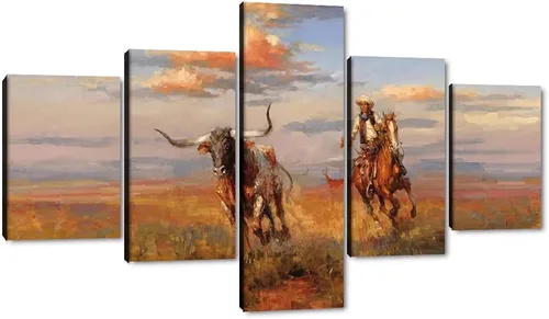 Vista 52 de 5 piezas de pintura sobre lienzo ardiente de fénix dibujado en estilo heráldico fuego fénix arte de pared vintage impresiones obras de arte arte