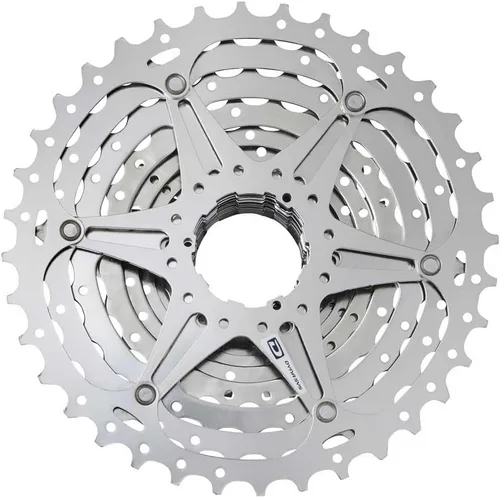 Vista 2 de Shimano Deore M6000 CS-HG500 - Cassette de 10 velocidades, 11-34t, color plateado casetes de bicicleta y ruedas libres
