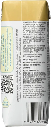 Vista 2 de NUTREN JUNIOR - Brikpaks de vainilla (24 x 8.5 fl oz)