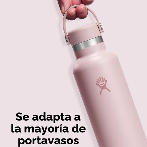 Vista 4 de Hydro Flask Botella de agua – Acero inoxidable aislado – Antiderrames, a prueba de fugas en 21 oz Tonal Trillium