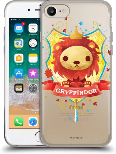 Vista 65 de Head Case Designs Funda de gel suave con licencia oficial de Harry Potter Gryffindor Deathly Hallows II [protección de grado militar] compatible
