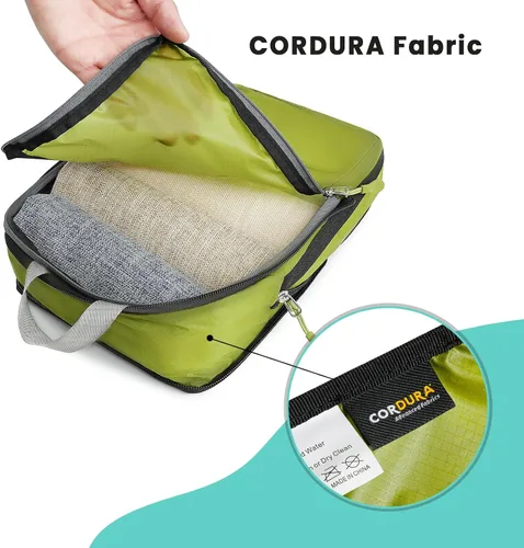 Vista 24 de BAGAIL 4 Set/6 Set Ultraligero Compresión Embalaje Cubos Organizador de Embalaje para Accesorios de Viaje Equipaje Maleta Mochila