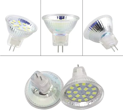 Vista 4 de Bombillas LED de 3 W, focos LED GU4.0 no regulables de 300 lúmenes, equivalente a 40 vatios, CA/CC 12V, blanco frío 6000k, paquete de 6