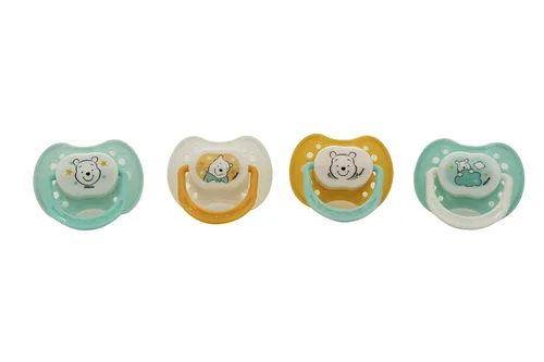 Vista 8 de Disney Cudlie Mickey Mouse - Paquete de 4 Chupones para Bebé Niño con Estampado de Gran Estrella