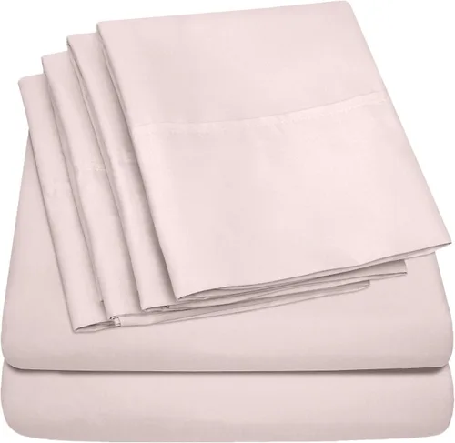 Vista 19 de Sweet Home Collection Juego de sábanas de bolsillo profundo de calidad, 2 fundas de almohada extra, Value, individual XL, aguamarina, 4 piezas Aqua